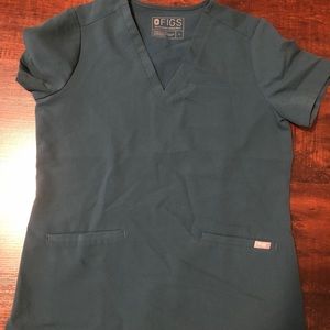 Figs Three Pocket Caribbean Blue